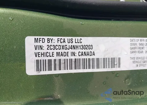 2022 Dodge Charger Scat Pack from USA, damaged, VIN 2C3CDXGJ4NH130203